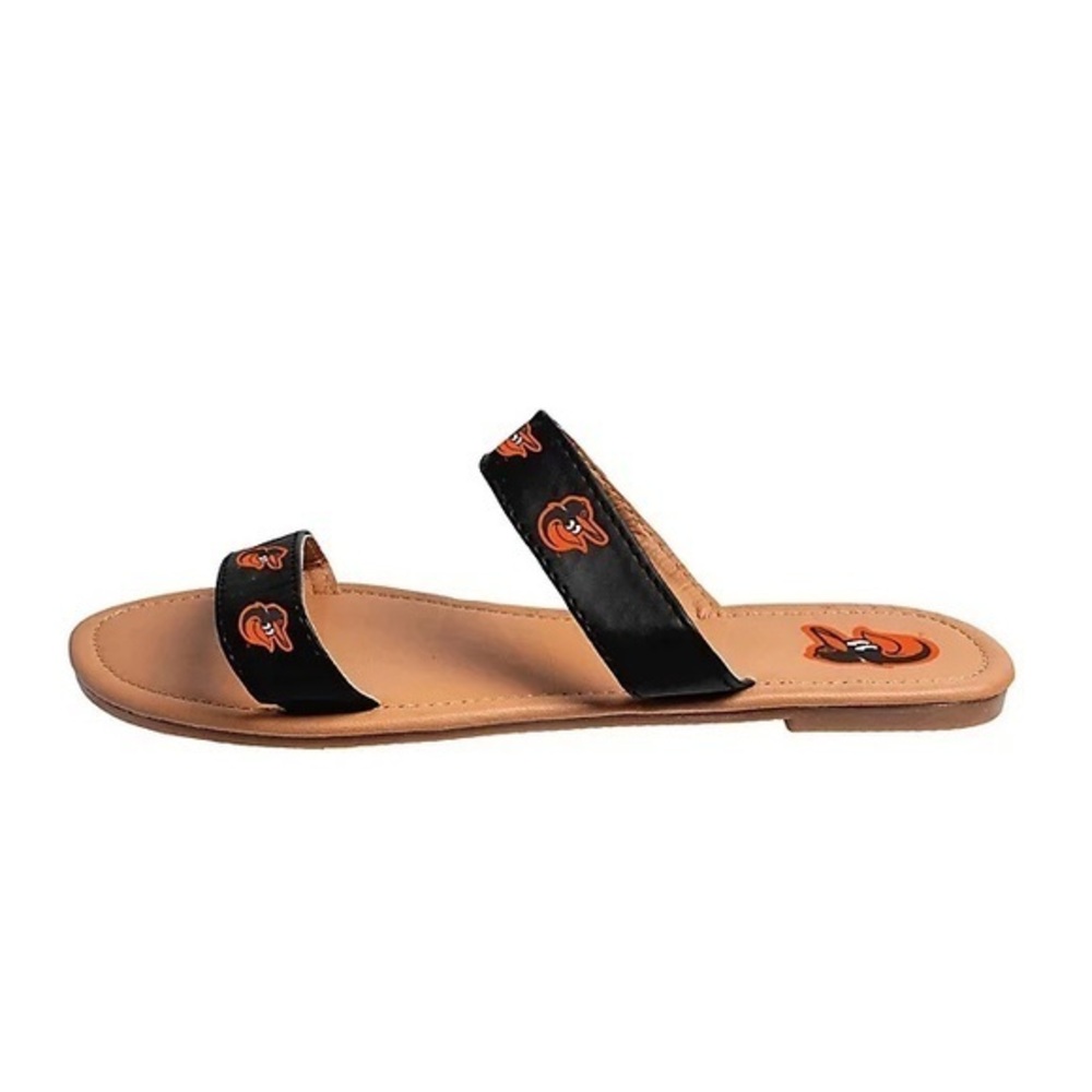 NWOT MLB Baltimore Orioles Double Strap Sandals